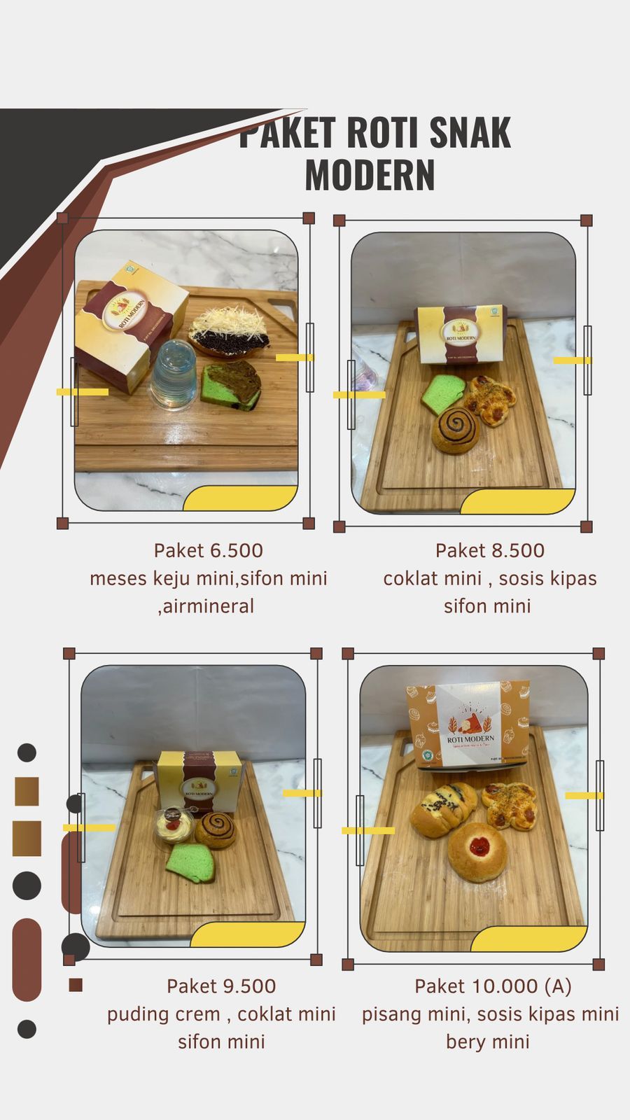 Paket Roti Snak Modern